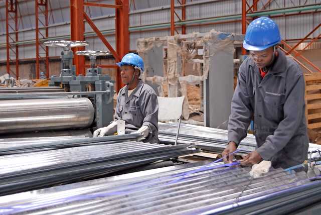 A steel factory in Ruiru, Kiambu County. Manufacturers are seeking